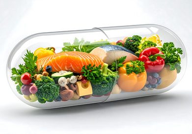 Whole food in capsule
